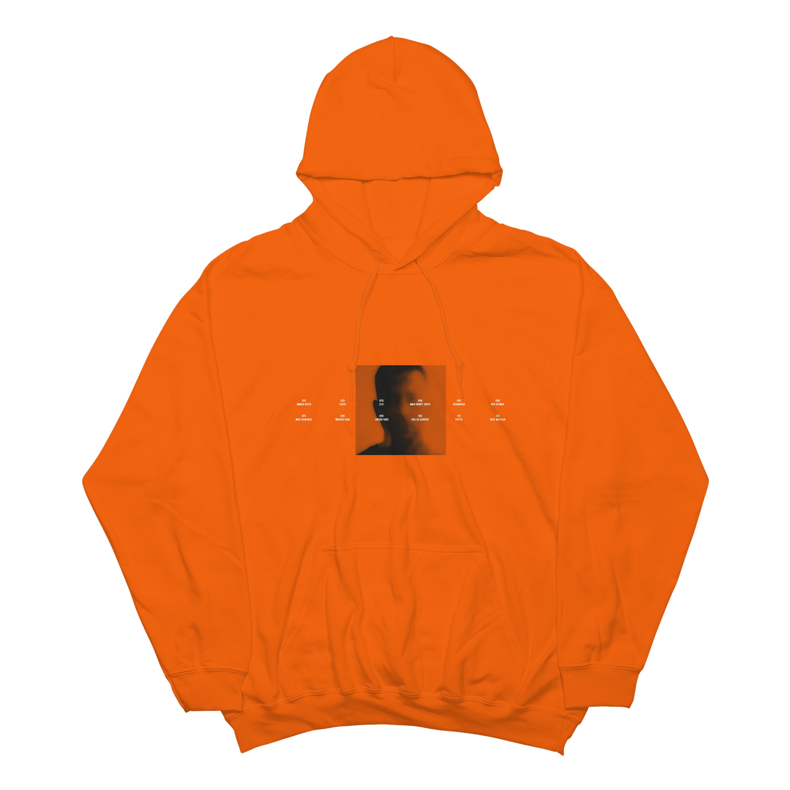 WEG VOM WEG Hoodie Cover (orange)